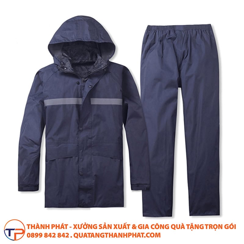 Áo Mưa Bộ Cao Cấp Có In Logo A02 23 San xuat ao mua bo thanh phat gift