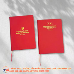 Sổ tay in logo đại hội cao cấp