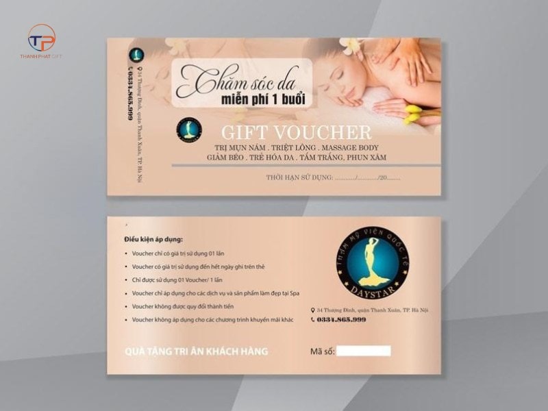 9+ Quà Tặng Doanh Nghiệp Ngành Y Tế/ Dược Phẩm Ý Nghĩa 23 Voucher spa