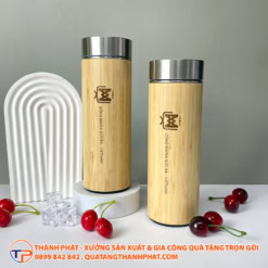 Bình Giữ Nhiệt Quà Tặng 8/3 12 Binh giu nhiet vo tre eco friendy