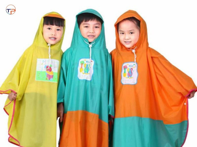 9 Mẫu Áo Mưa In Logo Làm Quà Tặng Đẹp, Thiết Thực 18 Ao mua tre em