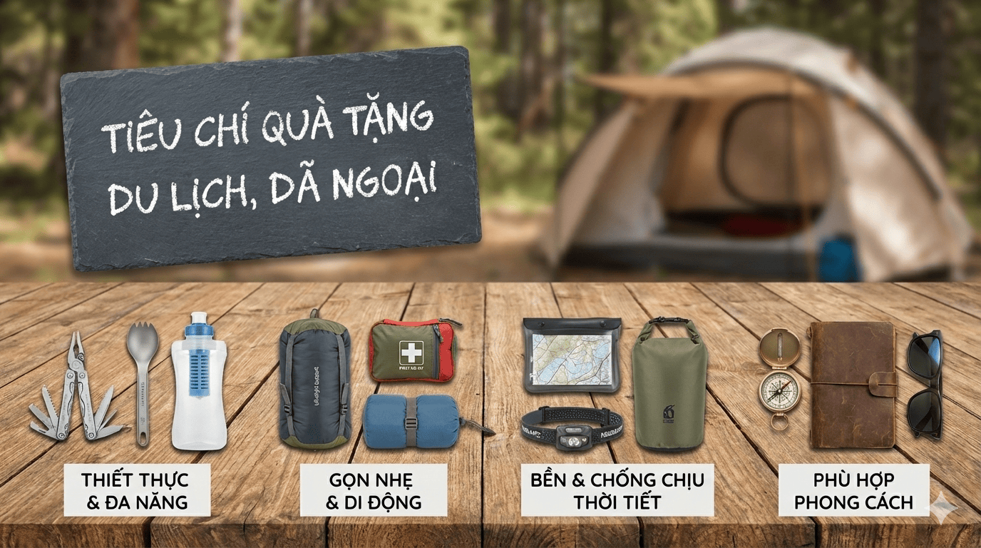 20+ Mẫu Quà Tặng Du Lịch &Amp; Dã Ngoại Tiện Ích In Logo Doanh Nghiệp 30 Tieu chi lua chon qua tang du lich