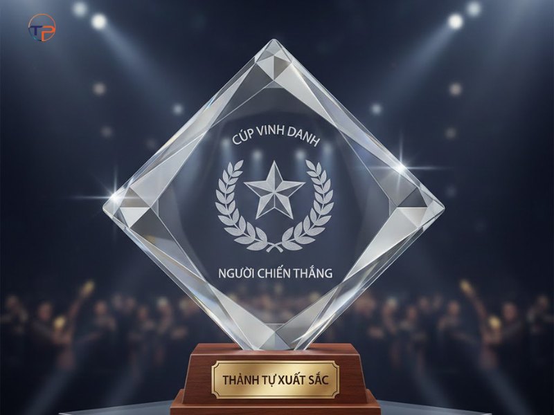 Top 10+ Mẫu Cúp Vinh Danh In Khắc Đẹp, Sang Trọng 22 Cup hinh tram