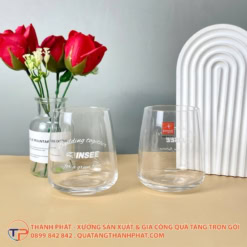 Ly thuỷ tinh bầu lùn uống rượu lt18