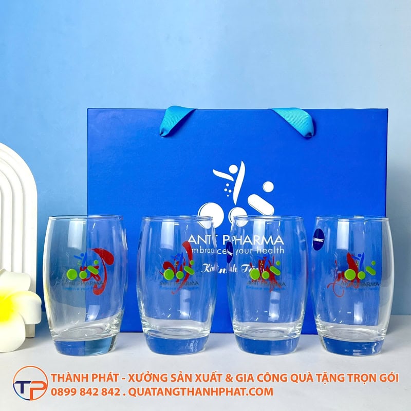 Ly Thuỷ Tinh Dáng Bầu Cao In Logo Lt16 24 Ly thuy tinh dang bau cao in logo lt16 hien dai