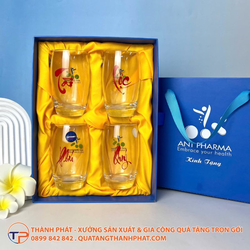 Ly Thuỷ Tinh Dáng Bầu Cao In Logo Lt16 25 Ly thuy tinh dang bau cao in logo lt16 thoi trang