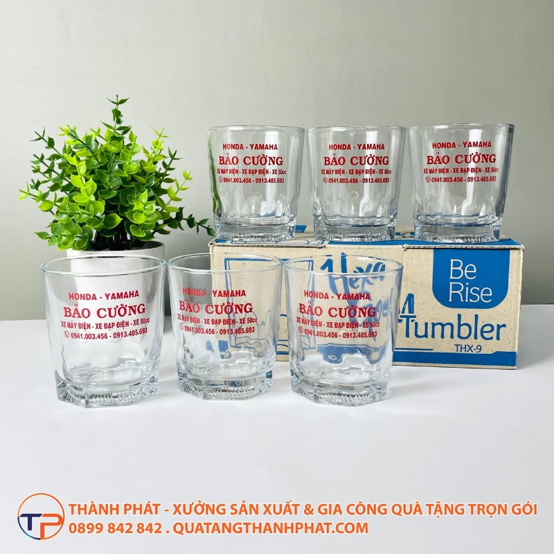 Ly Thuỷ Tinh Đáy Ngắn Lt19 27 Ly thuy tinh hexagon tumbler lt11 cao cap