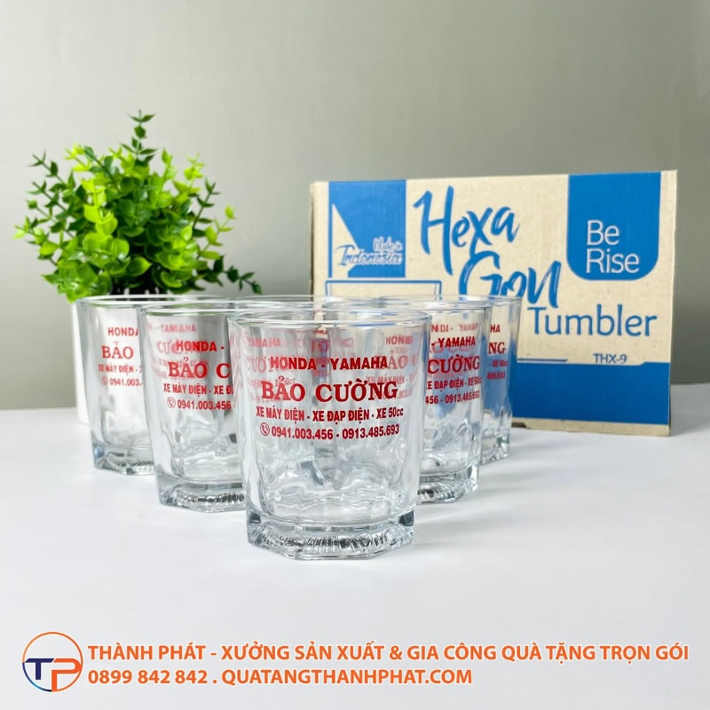 Ly Thuỷ Tinh Đáy Ngắn Lt19 25 Ly thuy tinh hexagon tumbler lt11 hien dai