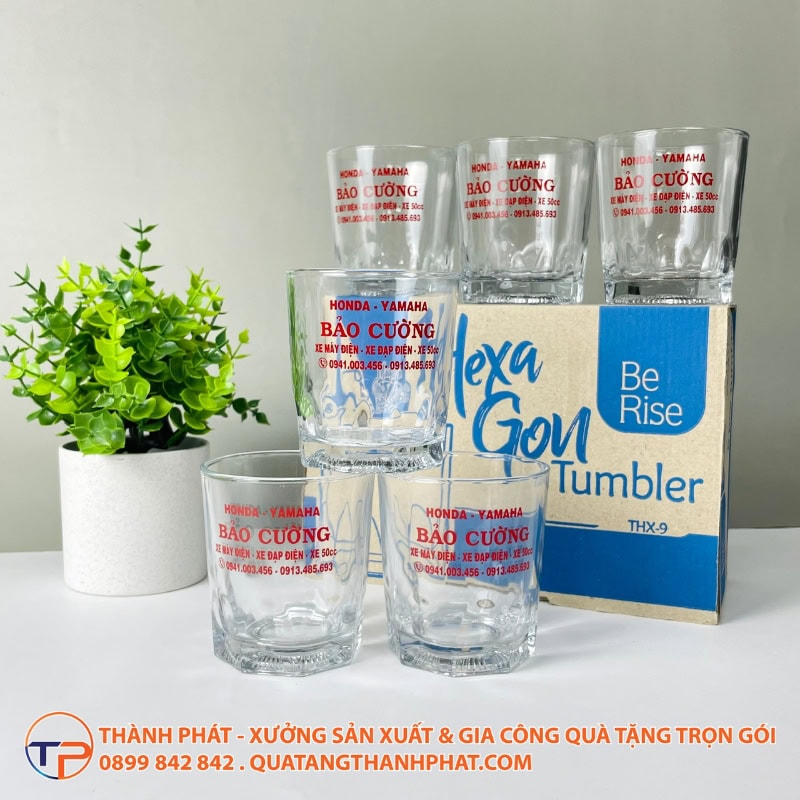 Ly Thuỷ Tinh Hexagon Tumbler Lt11 17 Ly thuy tinh hexagon tumbler lt11 tinh te