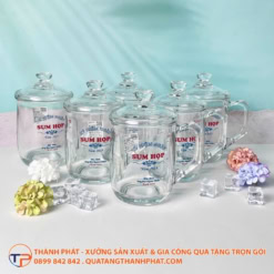 Ly Thuỷ Tinh Quai Chữ C Có Nắp Đậy Lt12 18 Ly thuỷ tinh quai chữ c có nắp đậy lt12 - ảnh 5