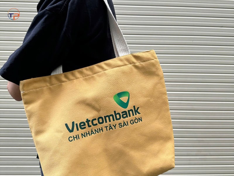 Túi xách vải bố in logo