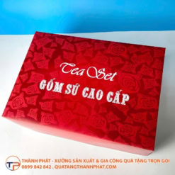 Bộ Ấm Trà Dáng Vuông In Logo 22 Bộ ấm trà dáng vuông in logo - ảnh 7