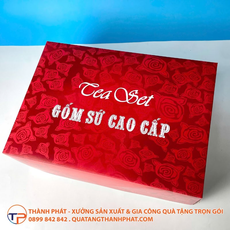 Bộ Ấm Trà Dáng Vuông In Logo 16 Bộ ấm trà dáng vuông in logo - ảnh 7