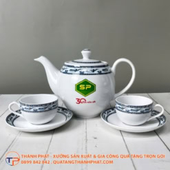 Bộ Ấm Trà Hoạ Tiết Chim Lạc In Logo 17 Bộ ấm trà hoạ tiết chim lạc in logo - ảnh 3