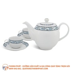 Bộ Ấm Trà Hoạ Tiết Chim Lạc In Logo 18 Bộ ấm trà hoạ tiết chim lạc in logo - ảnh 4