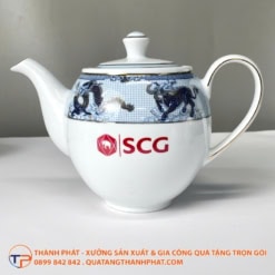 Bộ Ấm Trà Hoạ Tiết Tứ Linh In Logo 18 Bộ ấm trà hoạ tiết tứ linh in logo - ảnh 3
