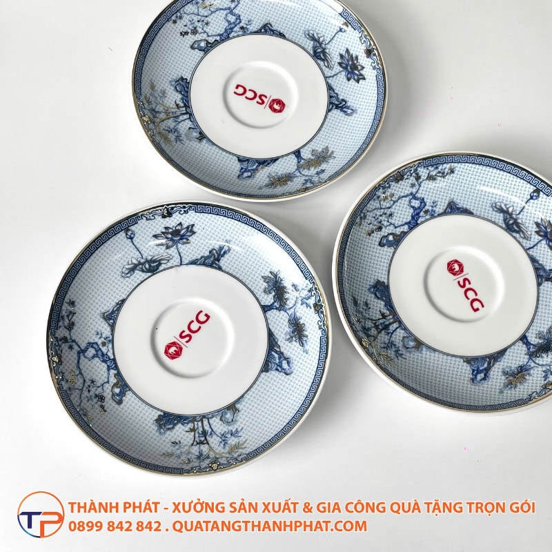 Bộ Ấm Trà Hoạ Tiết Tứ Linh In Logo 25 Bo am tra hoa tiet tu linh in logo trending