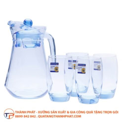 Bộ bình ly thuỷ tinh ice blue lt23 - ảnh 5