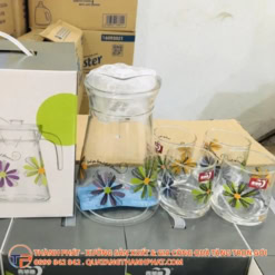 Bộ Bình Ly Thuỷ Tinh In Logo Lt20 20 Bộ bình ly thuỷ tinh in logo lt20 - ảnh 6