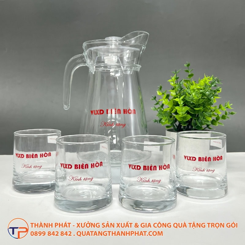 Ly Thuỷ Tinh Vân Hình Thoi Lt31 23 Bo binh ly thuy tinh in logo lt20 thoi trang