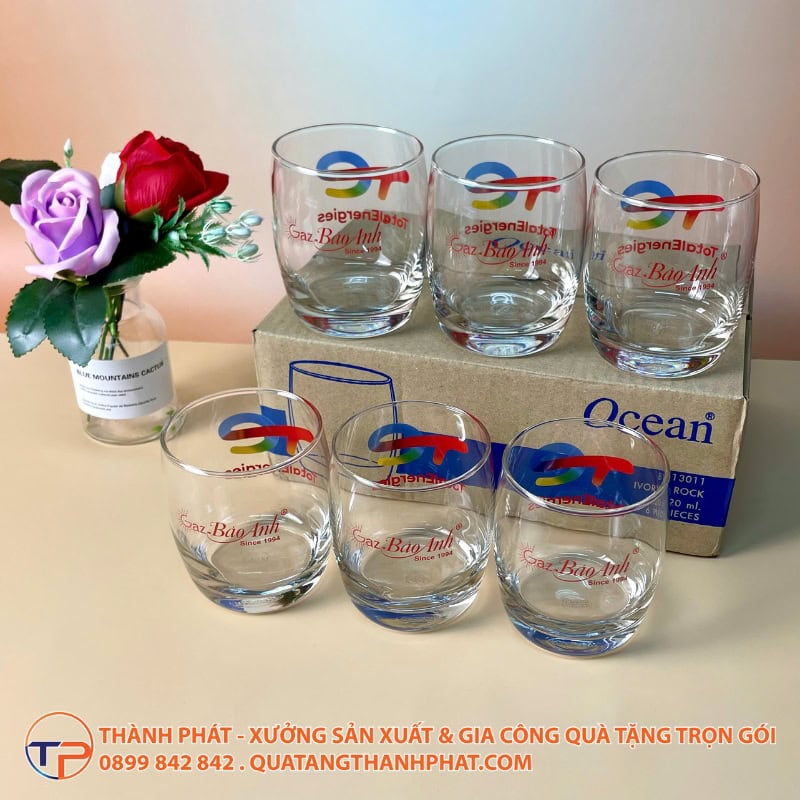 Ly Thủy Tinh Dáng Bầu Sọc Có Quai Cầm Lt25 24 Ly thuy tinh dang bau day day lt25 sang trong