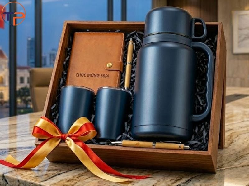 Top 9+ Mẫu Quà Tặng Doanh Nghiệp Dịp 30/4 Đẹp, Rẻ Và Ý Nghĩa 15 Bình giữ nhiệt in logo