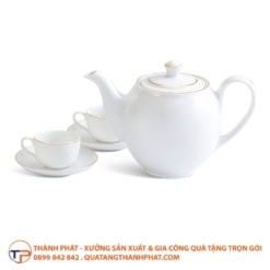 Bộ Ấm Trà Camellia Chỉ Vàng In Logo 19 Bộ ấm trà camellia chỉ vàng in logo - ảnh 4