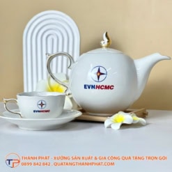 Bộ Ấm Trà Nắp Ngọn Lửa Viền Chỉ Vàng 19 Bộ ấm trà nắp ngọn lửa viền chỉ vàng - ảnh 5