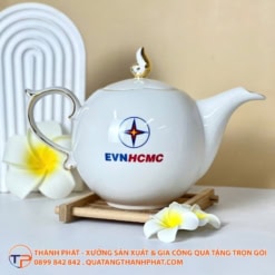 Bộ Ấm Trà Nắp Ngọn Lửa Viền Chỉ Vàng 18 Bộ ấm trà nắp ngọn lửa viền chỉ vàng - ảnh 4
