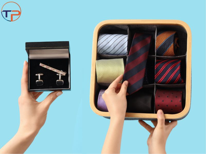 Top 7+ Món Quà Tặng Thời Trang Ý Nghĩa Cho Doanh Nghiệp 19 Cà vạt & khuy măng sét