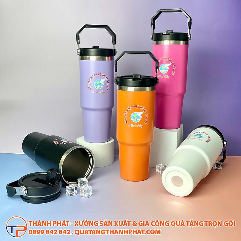 Ly Giữ Nhiệt Dáng Cao Moon Light Bgn86 37 Ly giu nhiet in logo premium thermal 900ml