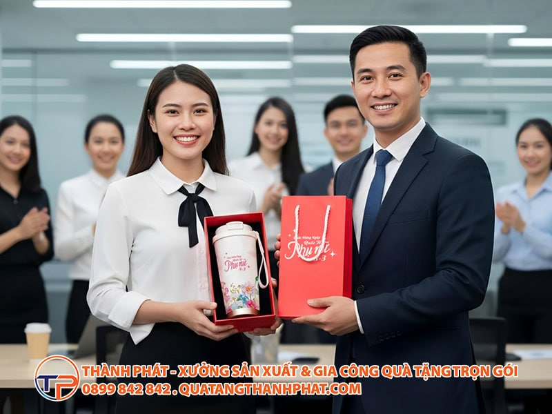 Top 20 Trò Chơi Cho Ngày Phụ Nữ 8/3 &Amp; 20/10 Vui Nhộn, Dễ Tổ Chức Tại Văn Phòng 18 Qua tang nhan vien nu ngay quoc te phu nu