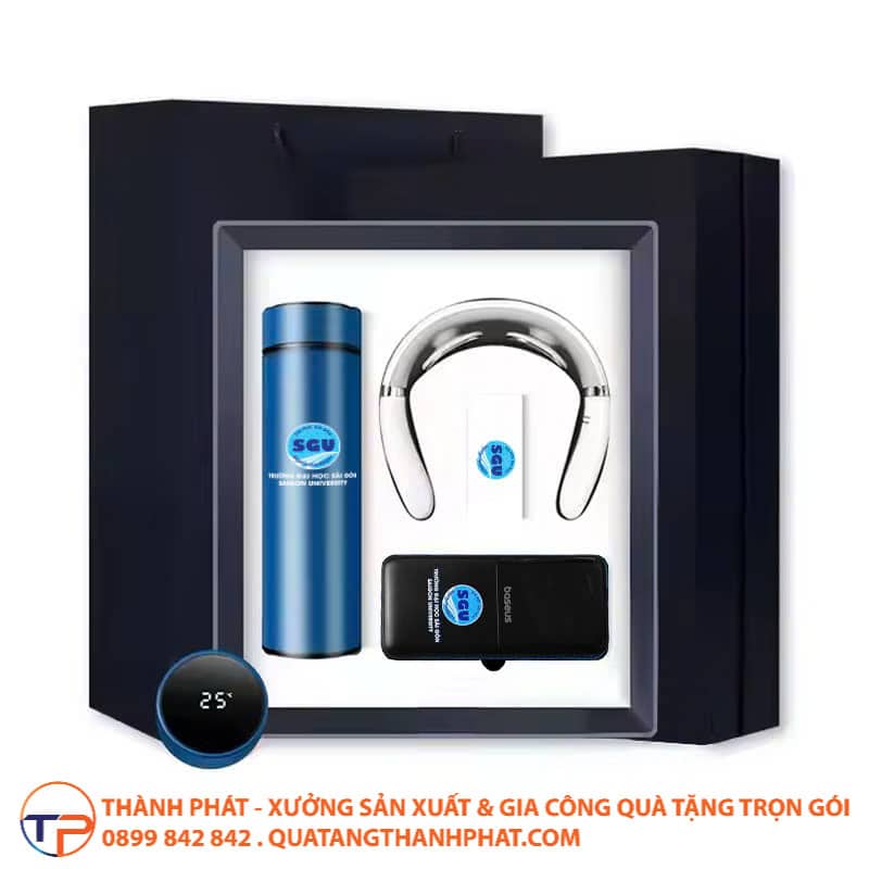 Set Quà Tặng Sự Kiện Doanh Nghiệp Gs176 26 Set qua tang doanh nghiep cao cap prestige gs175 in logo