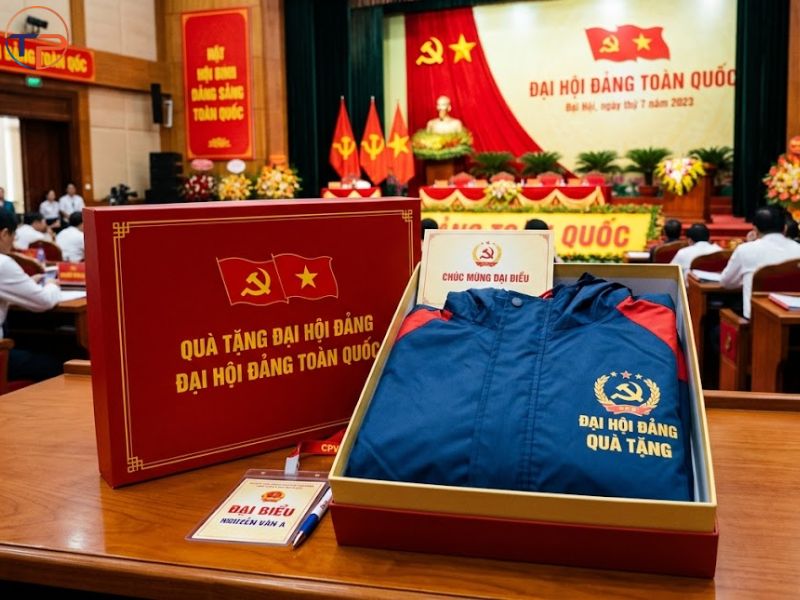 Gợi Ý Quà Tặng Đại Hội Đảng Bộ In Logo Ý Nghĩa, Thiết Thực 36 Ao mua in logo 2