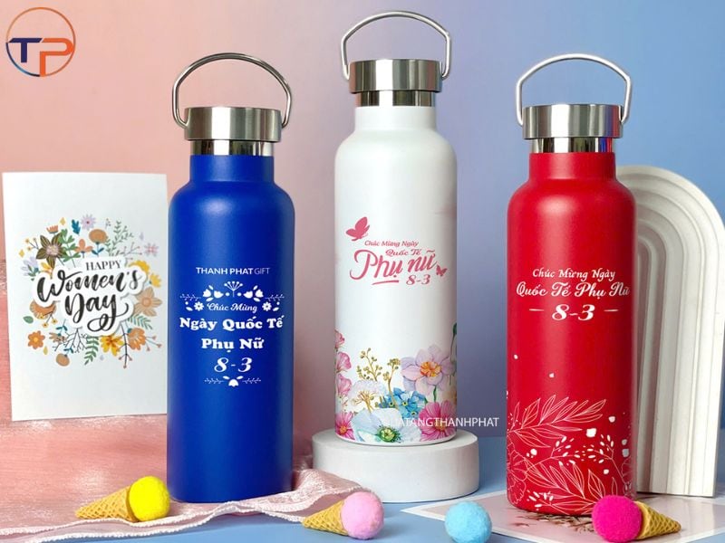 Gợi Ý Quà Tặng Đại Hội Phụ Nữ Các Cấp In Logo Ý Nghĩa, Thiết Thực 30 Binh giu nhiet in logo 1