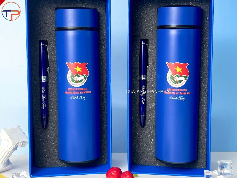 Gợi Ý Quà Tặng Đại Hội Công Đoàn Các Cấp In Logo Ý Nghĩa 21 Binh giu nhiet in logo