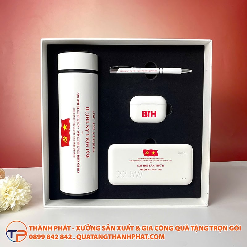 Set Quà Tặng Đại Hội Cấp Cao Gs178 23 Bo qua tang dai hoi in logo