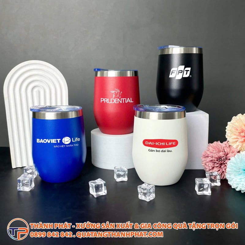 Bộ Quà Tặng Kỷ Niệm Thành Lập Doanh Nghiệp Thrive Gs181 14 Coc trung in logo qua tang ky niem thanh lap