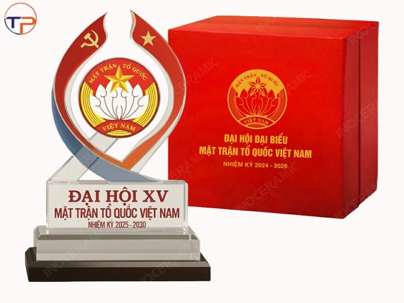 Gợi Ý Quà Tặng Đại Hội Mặt Trận Tổ Quốc Việt Nam Các Cấp In Logo Ý Nghĩa 30 Ky niem chuong dai hoi 2