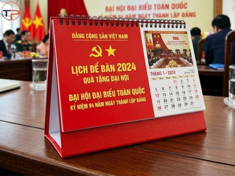 Gợi Ý Quà Tặng Đại Hội Đảng Bộ In Logo Ý Nghĩa, Thiết Thực 29 Lich de ban 4
