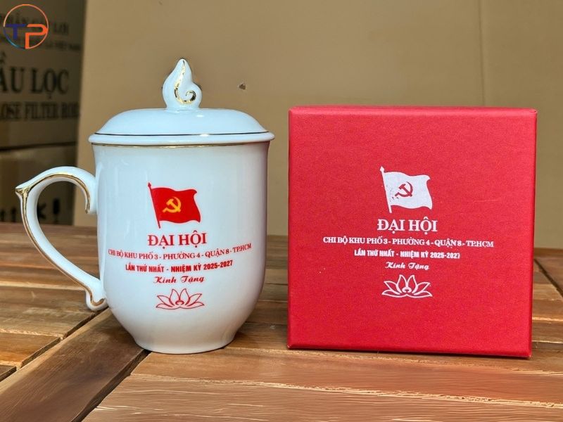 Gợi Ý Quà Tặng Đại Hội Đảng Bộ In Logo Ý Nghĩa, Thiết Thực 34 Ly su in logo