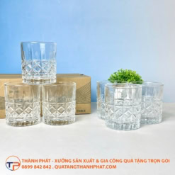 Ly Thuỷ Tinh Vân Caro In Logo Lt28 13 Ly thuỷ tinh vân caro in logo lt28 - ảnh 2