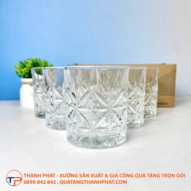 Ly Thuỷ Tinh Vân Hình Thoi Lt31 17 Ly thuy tinh van hinh thoi lt31 cao cap