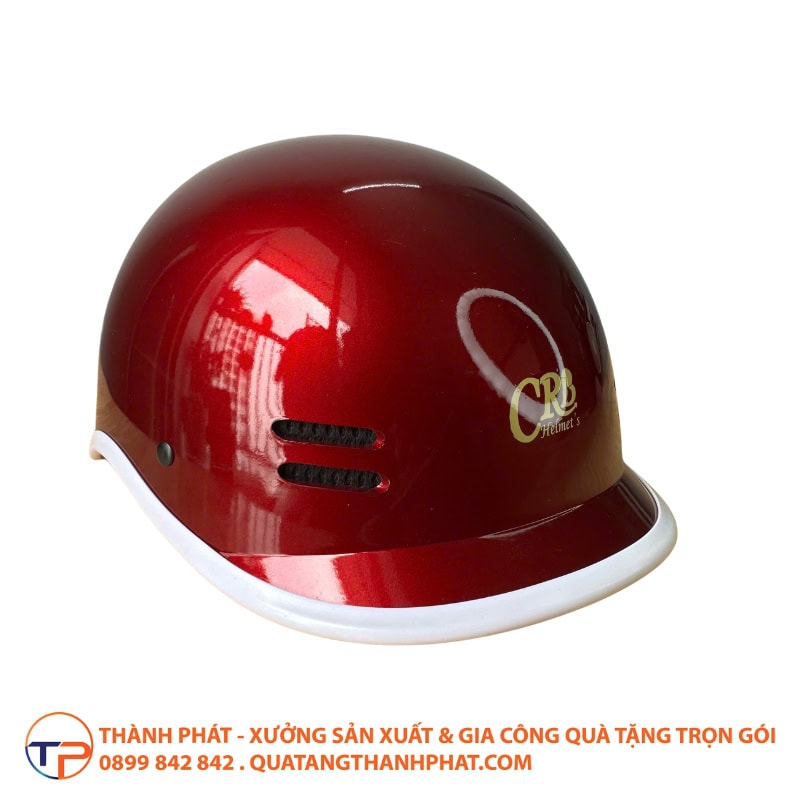 Mũ Bảo Hiểm Cá Heo In Logo 29 Mu bao hiem ca heo in logo sang trong