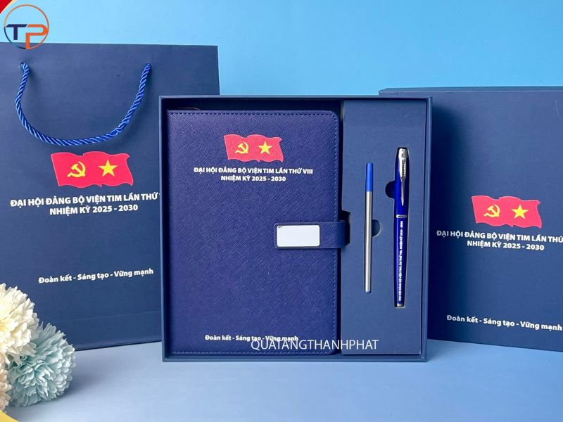Gợi Ý Quà Tặng Đại Hội Công Đoàn Các Cấp In Logo Ý Nghĩa 32 So tay but ky 1