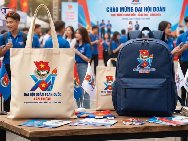 Gợi Ý Quà Tặng Đại Hội Công Đoàn Các Cấp In Logo Ý Nghĩa 23 Tui tote