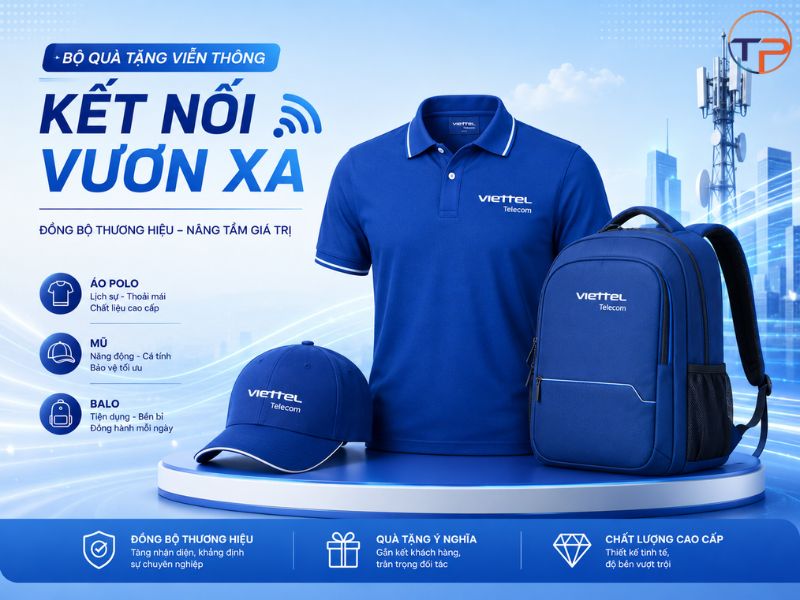 Quà Tặng Ngành Viễn Thông In Logo: Đặc Điểm, Top Mẫu &Amp; Lưu Ý Lựa Chọn 30 Ao thun mu balo
