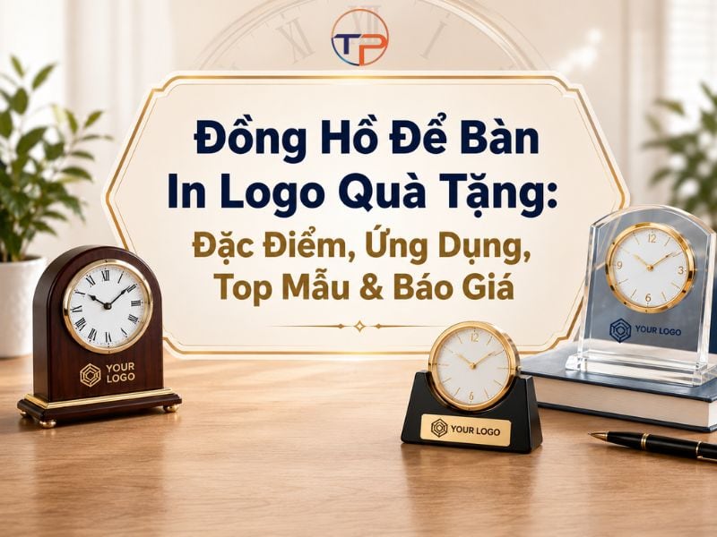 Đồng Hồ Để Bàn In Logo Quà Tặng: Đặc Điểm, Ứng Dụng, Mẫu &Amp; Báo Giá 13 Đồng hồ để bàn in logo quà tặng