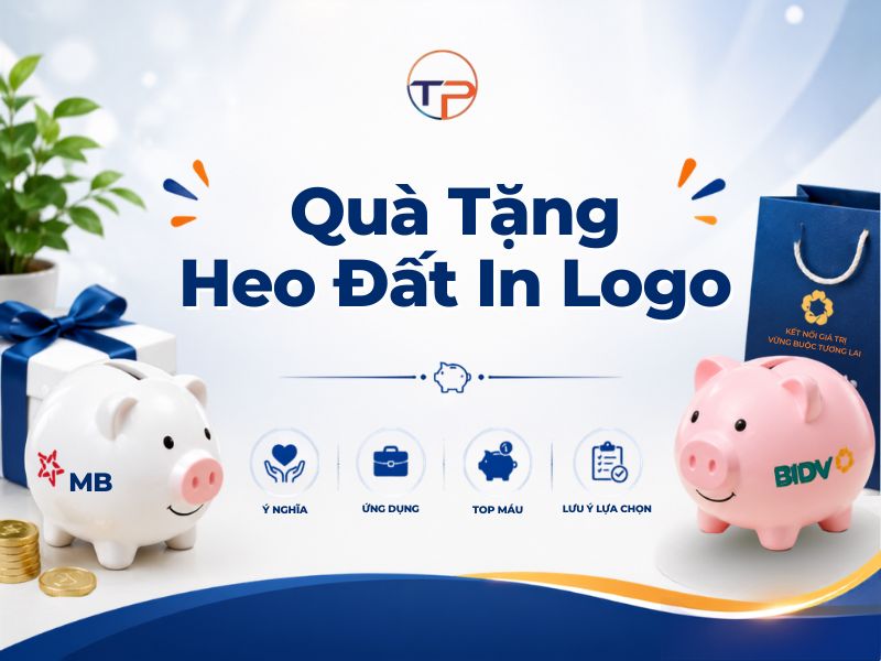 Quà Tặng Heo Đất In Logo: Ý Nghĩa, Ứng Dụng, Top Mẫu, Lưu Ý Chọn 12 Quà tặng heo đất in logo