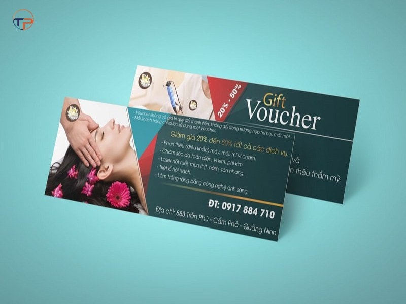 Top 5+ Mẫu Phiếu Voucher Thiết Kế Độc Đáo, Ấn Tượng 12 Voucher spa 1